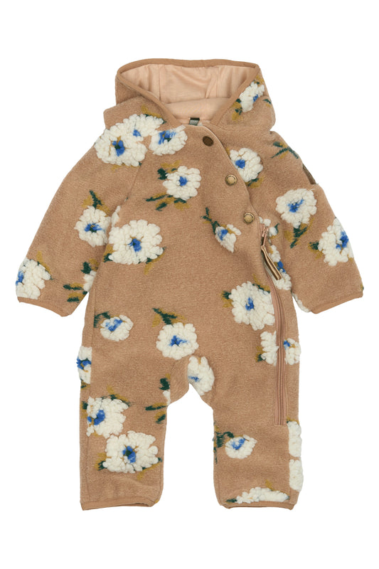 Teddy heldragt med blomster