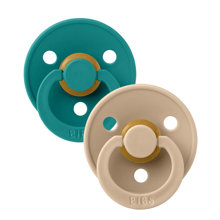 BIBS Colour 2 PACK - Scuba/Taupe