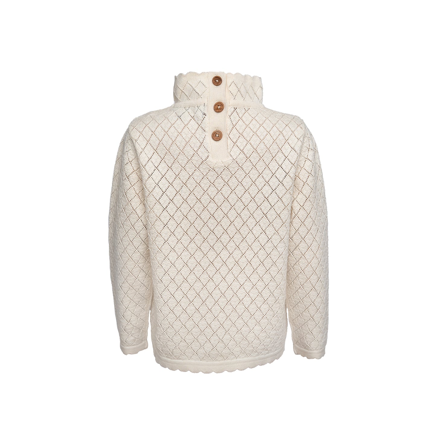 Bluse med hulmønster