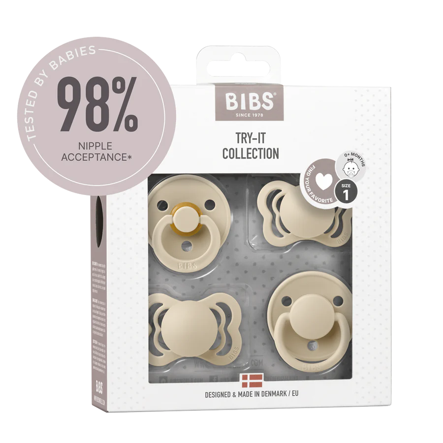 BIBS 4pack Try-It Collection - Vanilla