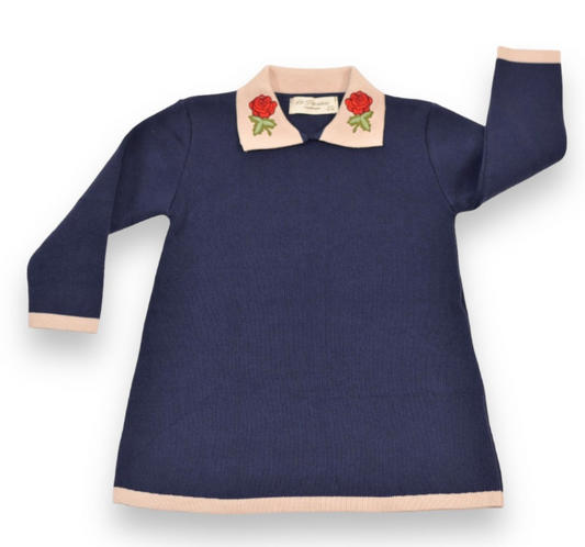 Navy Rose dress fra Lil' Paradise Copenhagen