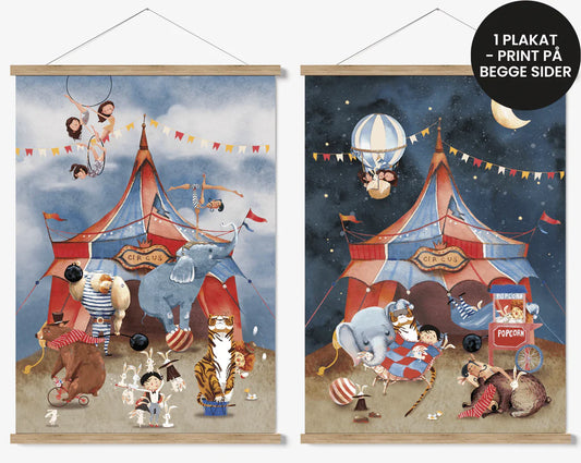 Cirkus dag&nat børneplakat